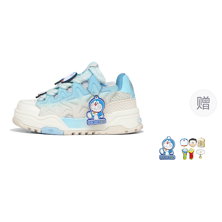 

Кроссовки Doraemon X KAALIXTO Skateboarding Shoes Unisex Low-top White/blue, синий