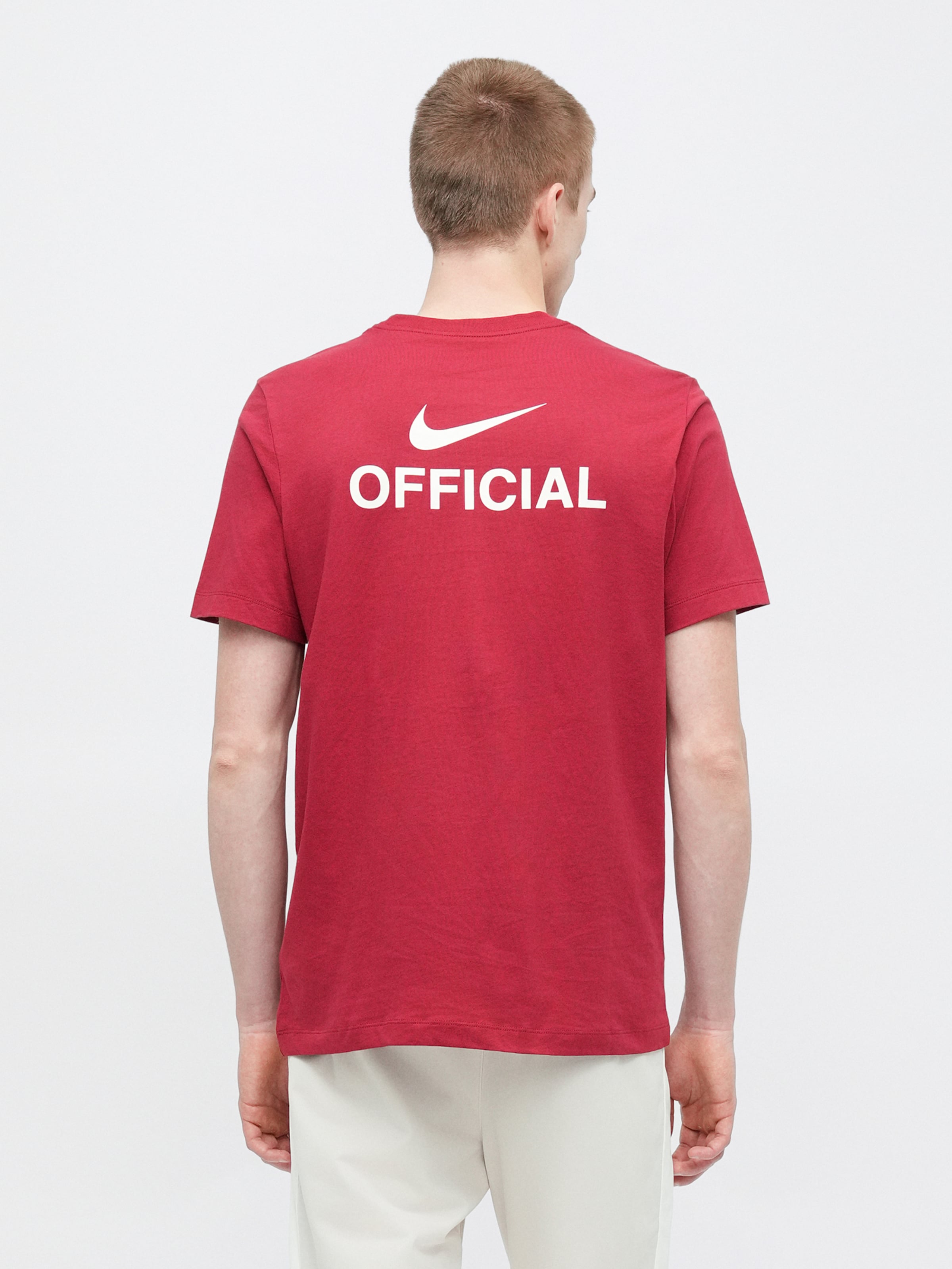 Nike Sportswear Футболка 'OFFICIAL' в красном цвете — фото 2