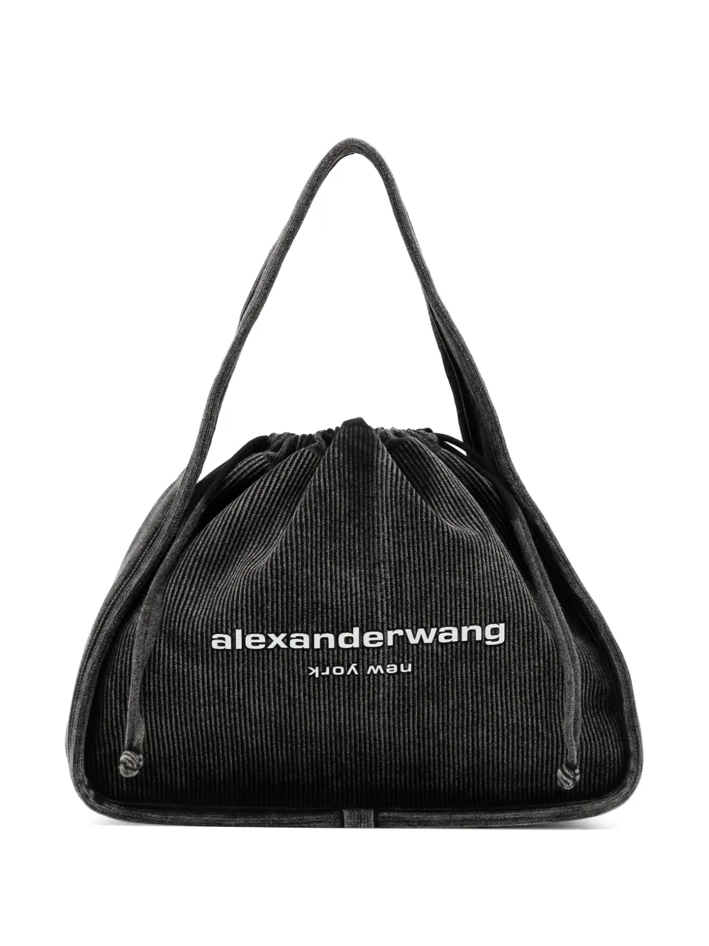 

Большая сумка Ryan с кулиской Alexander Wang, серый