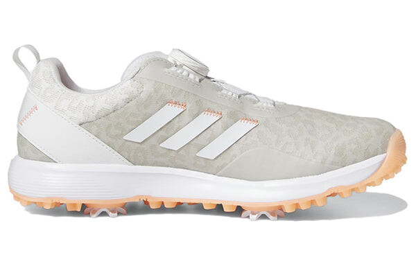 Кроссовки (WMNS) Adidas S2G Boa Spiked Golf Shoes 'Cloud White Coral Fusion', белый — фото 2