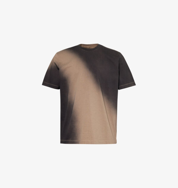 

Футболка из хлопка с круглым вырезом и принтом «омбре» Rag & Bone, цвет drkarmy