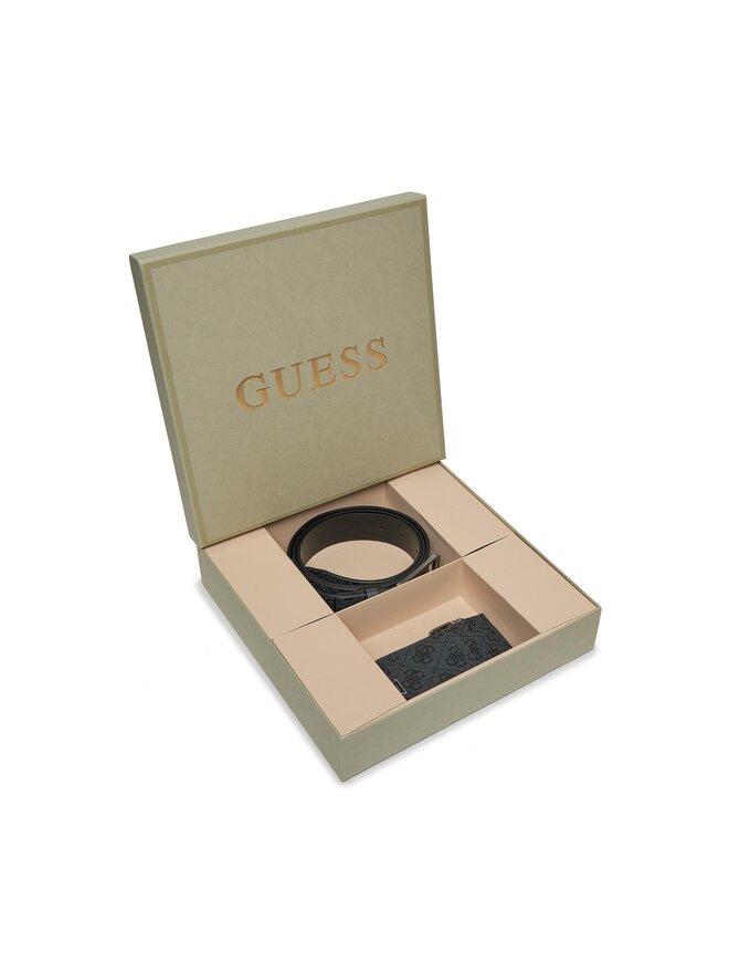 

Ремень Kartenetui und Gürtel Set Gift Box GFBOXM Guess, черный