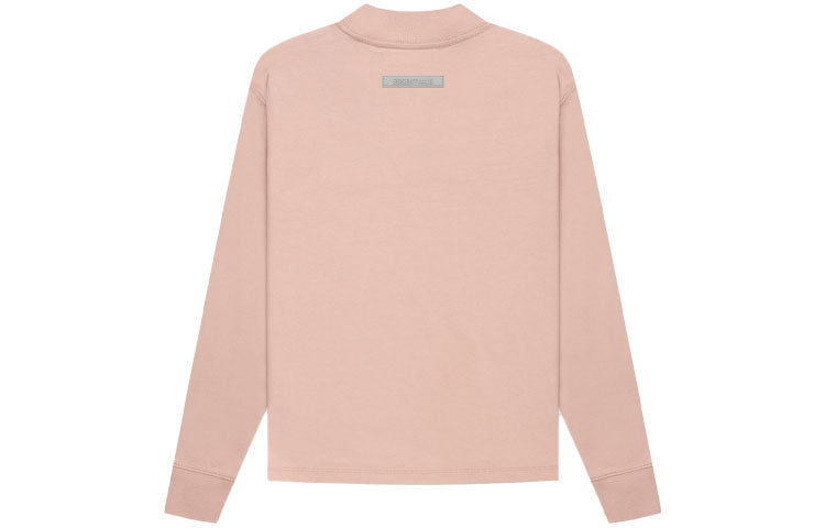 (GS) Футболка с длинными рукавами Fear of God Essentials FW21, матовый румянец — фото 2
