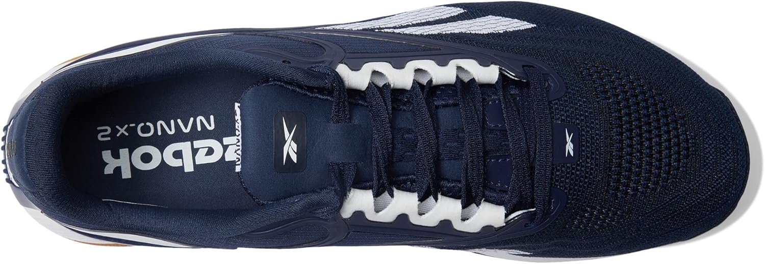 Мужские кроссовки Reebok - низкие (не для футбола), темно-синий/белый — фото 3