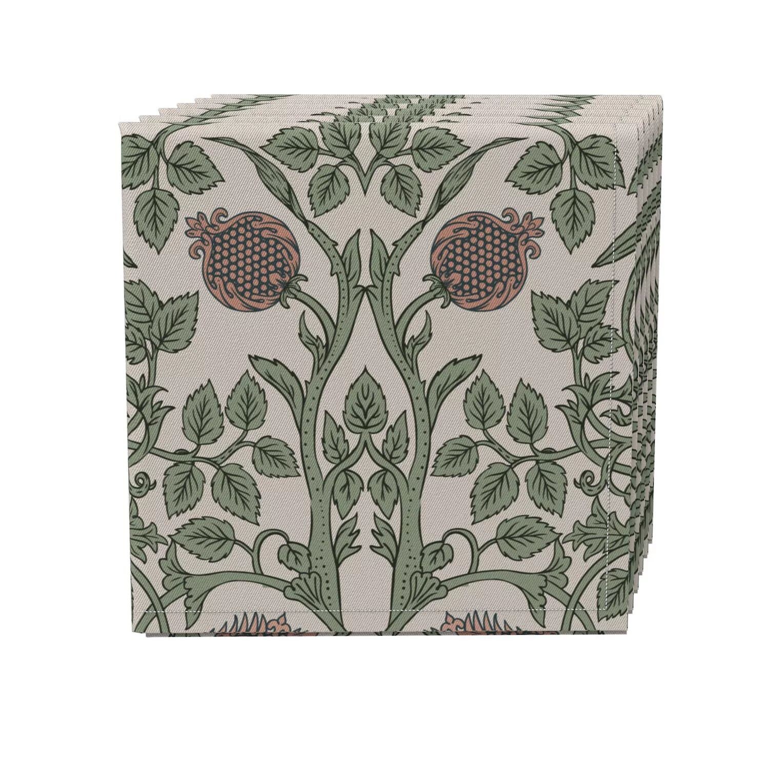 

Набор салфеток из 4 шт., 100 % хлопок, 20x20 дюймов, цветочный 63