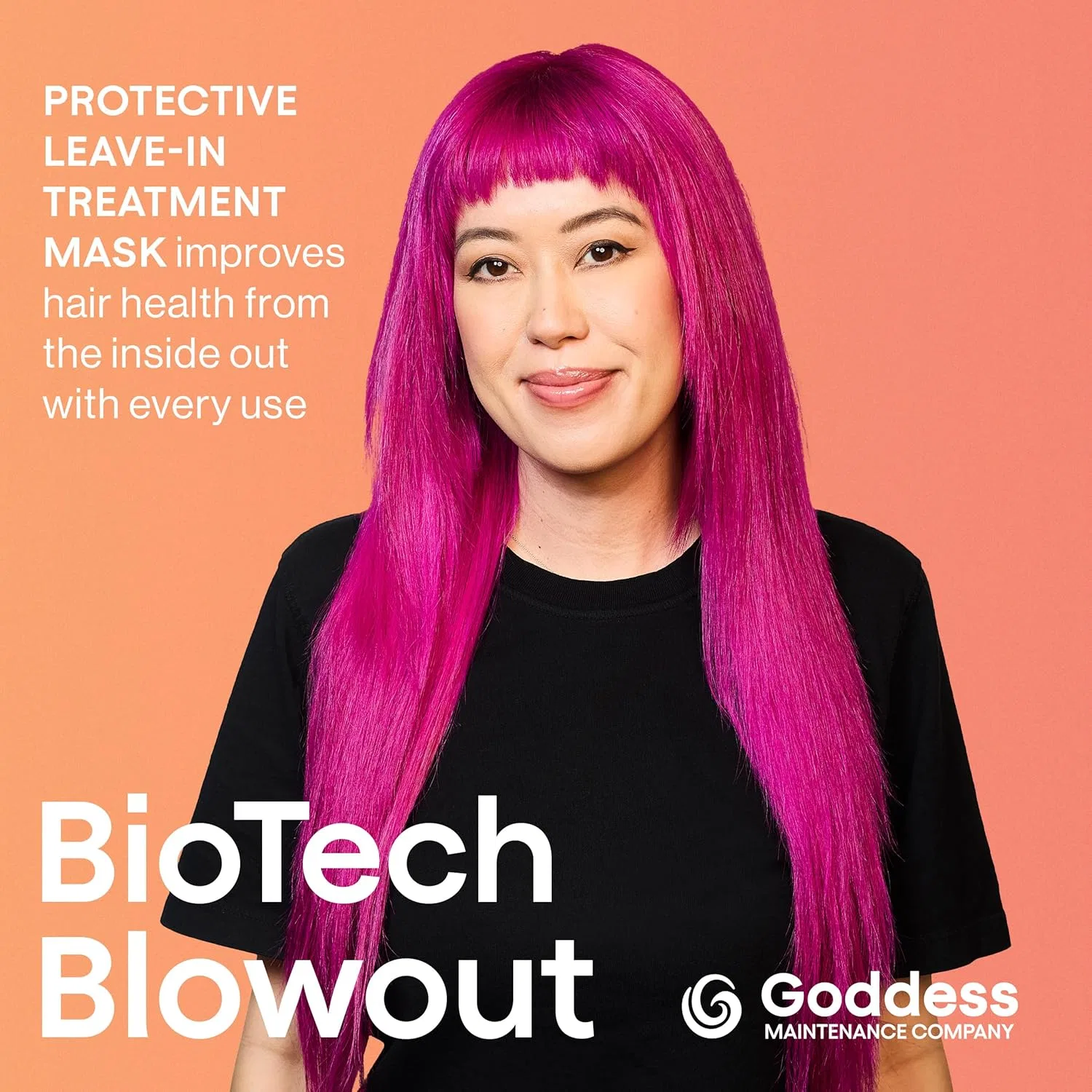 Несмываемая маска для поврежденных волос BioTech с термозащитой до 230°C, 50 мл Goddess Maintenance Company, Hair Mask — фото 2