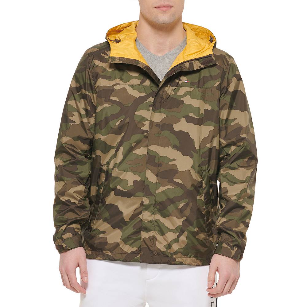 

Мужская дождевик с капюшоном Tommy Hilfiger, цвет Camoflauge