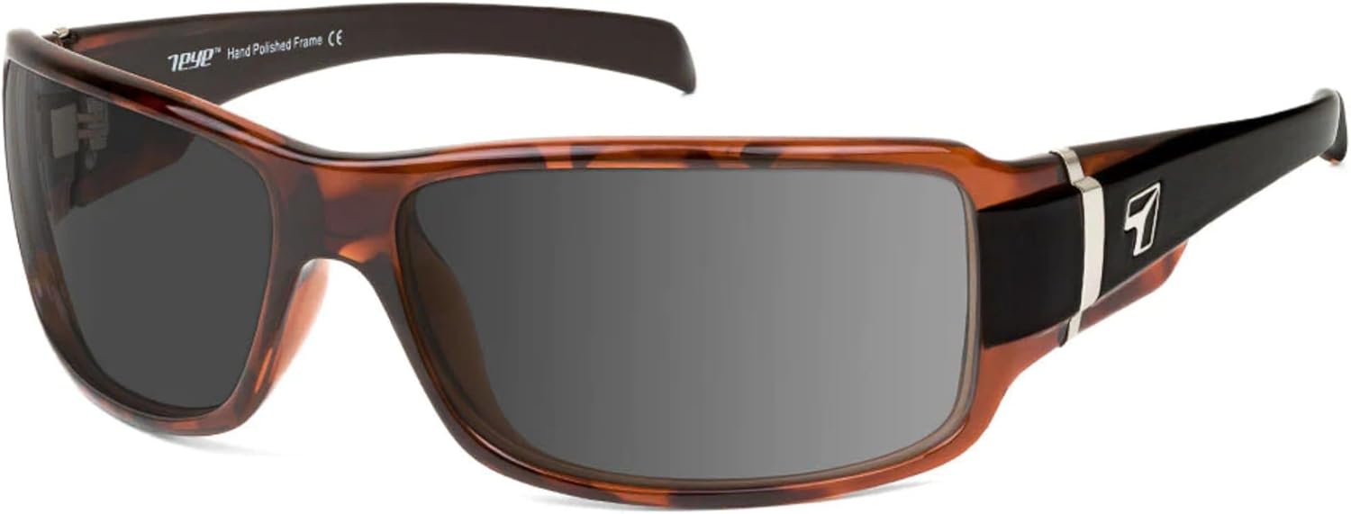 

7 EYE CODY — стильные унисекс фотохромные солнцезащитные очки с полным облеганием для активного отдыха на природе, 100% защита от UVA и UVB лучей, Black Tortoise Frame/Clear to Gray Lenses