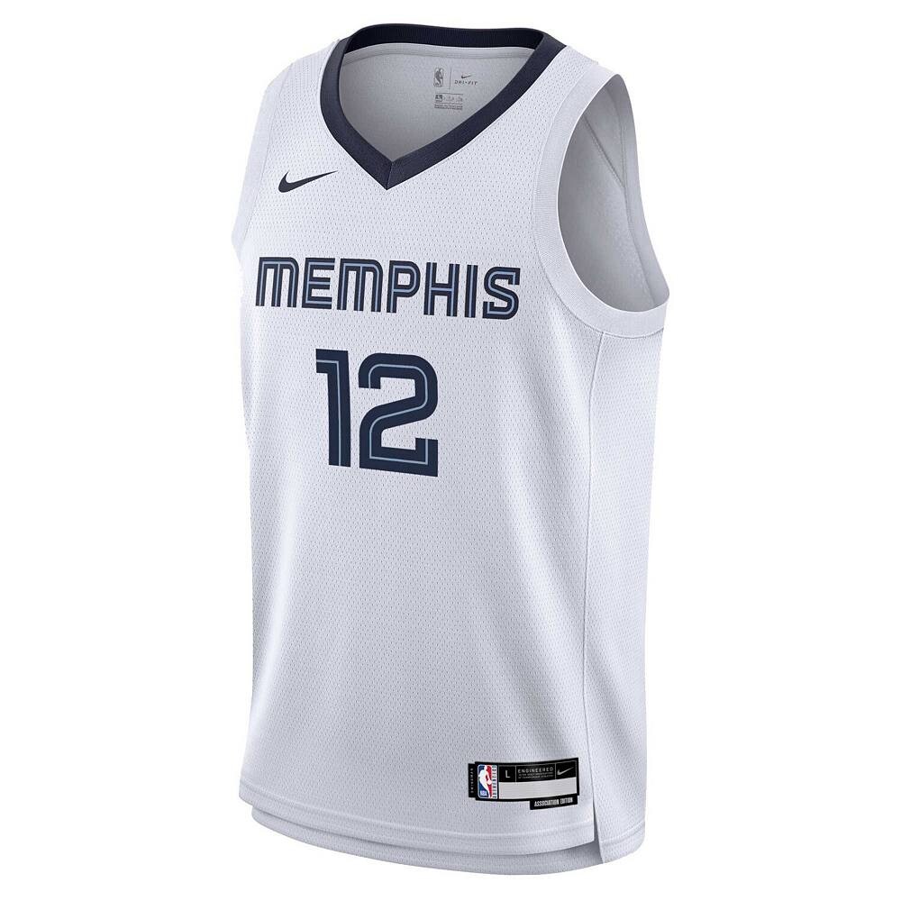 Молодежная белая майка Nike Ja Morant Memphis Grizzlies Swingman — Association Edition, цвет Grz White — фото 3