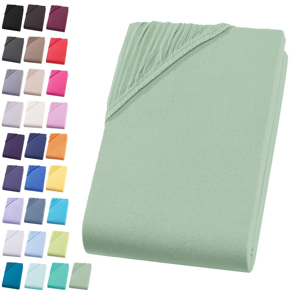 

Простыня из джерси 140-160х200 см. Простыня из 100% хлопка, эвкалипт Visaggio