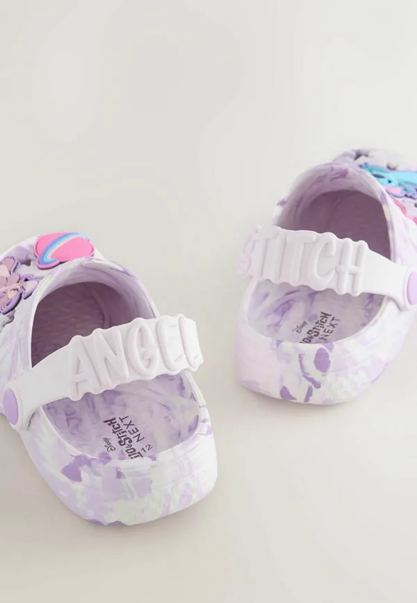 Шлепанцы для бассейна lilo & stitch стандартного размера Next, Lilac Purple Marble — фото 4