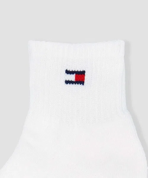 Носки Tommy Hilfiger из органического хлопка, 3 пары, короткие, бежевые — фото 3