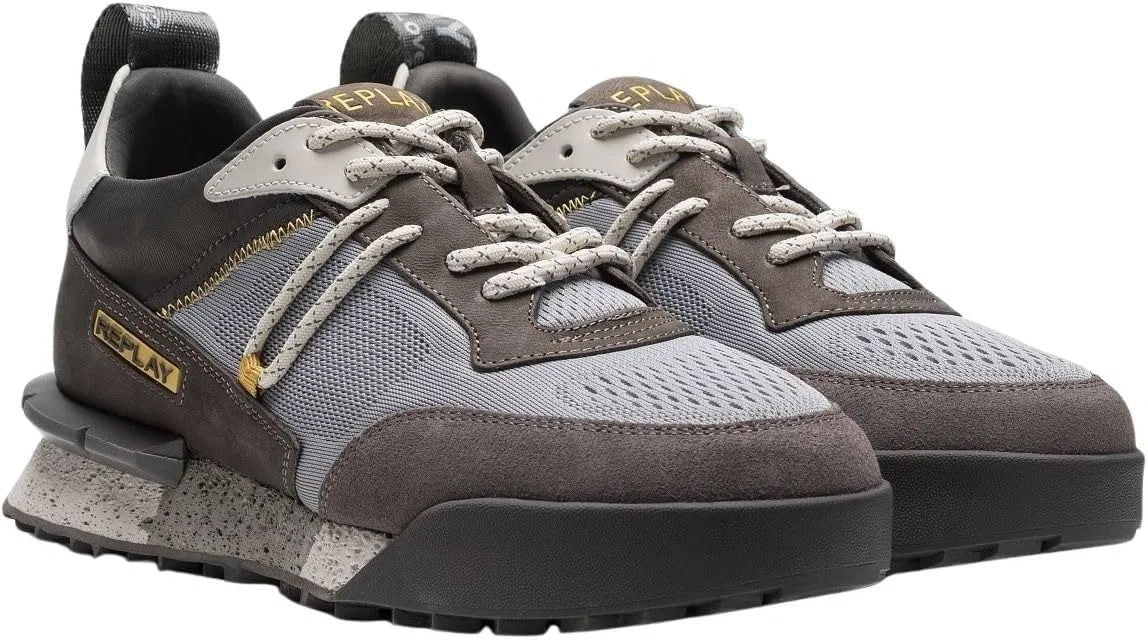 Мужские кроссовки Replay Gms1p, 2092 Grey Dk Grey — фото 3