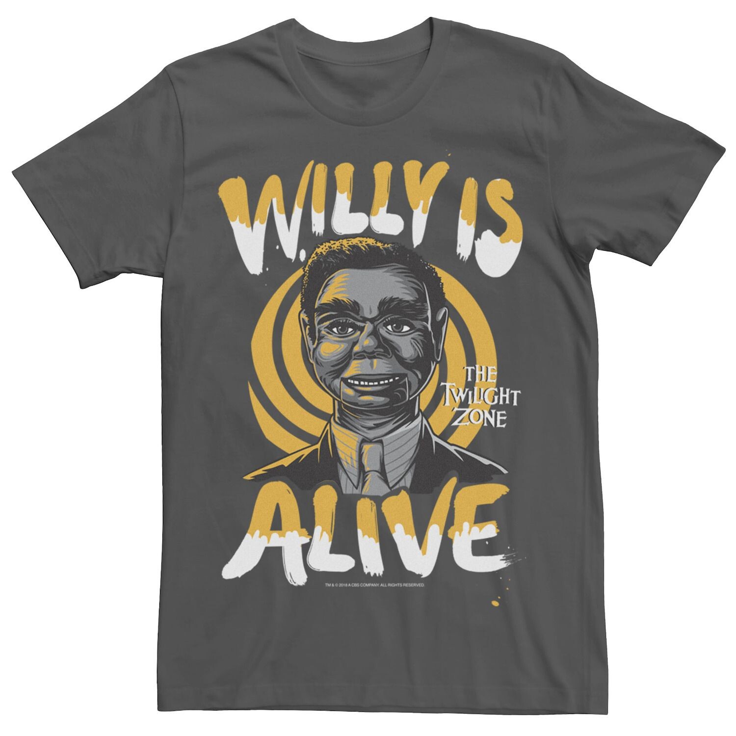 

Мужская футболка Twilight Zone Willy Is Alive Puppet Tee Licensed Character
