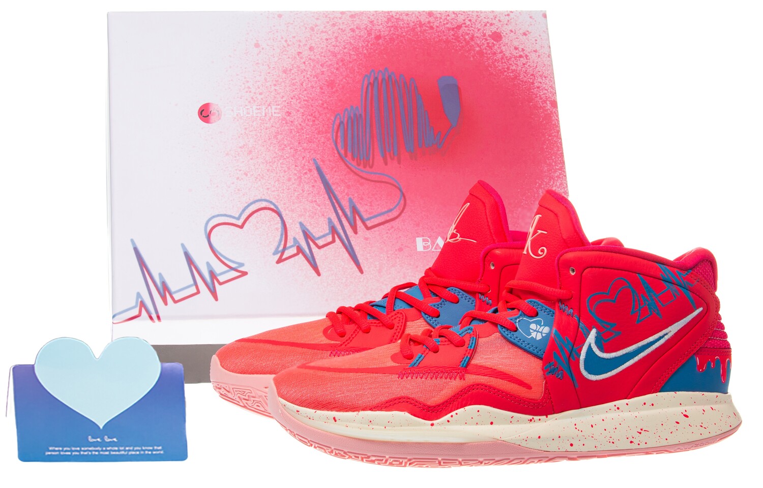 

Баскетбольные кроссовки Kyrie 8 Infinity унисекс, средний верх, ультра-синий/огненная орхидея Nike