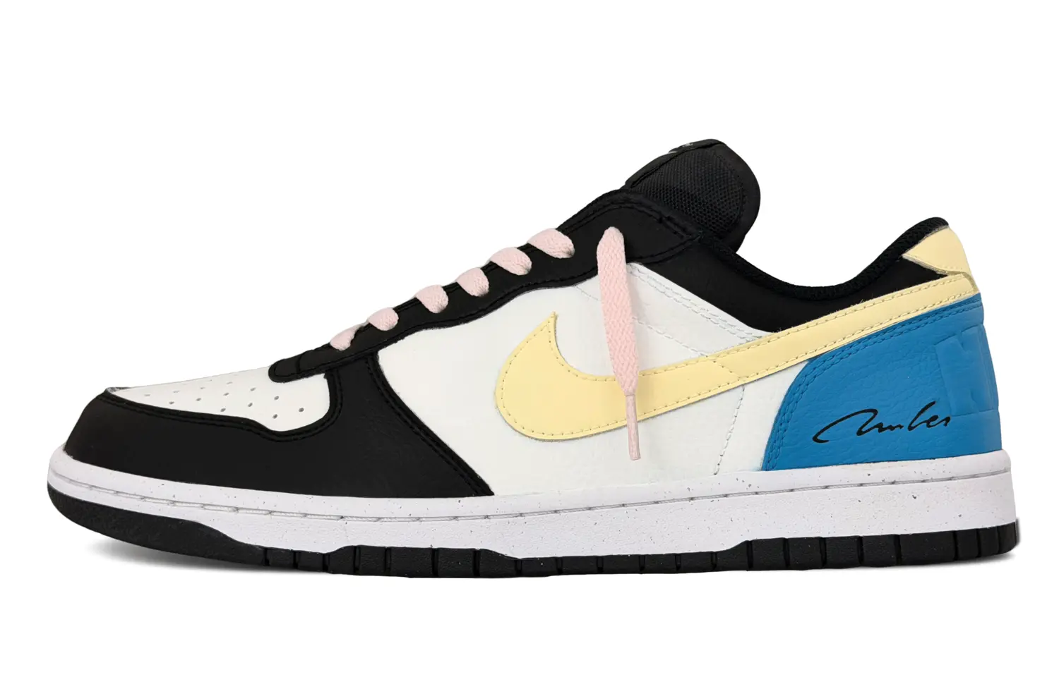 

Nike Большие устойчивые к истиранию низкие кроссовки для скейтбординга мужские белый синий черный