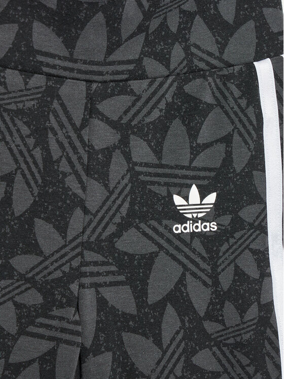 Байкерские шорты узкого кроя Adidas, черный — фото 3