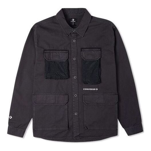

Рубашка cozy utility woven shirt 'black' Converse, черный