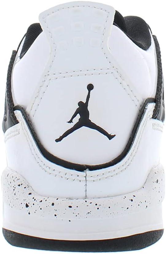 Мужские кроссовки Nike Jordan 4 Retro, размер, белый/черный — фото 4