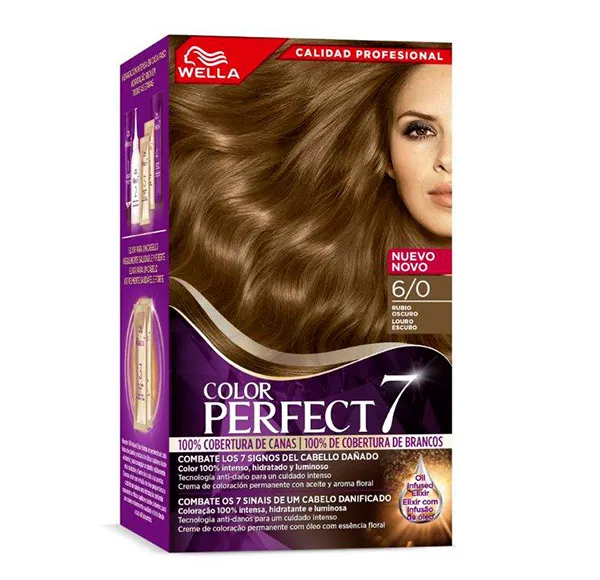 

Перманентное окрашивание Tinte Color Perfect Color Perfect 7, цвет rubio oscuro