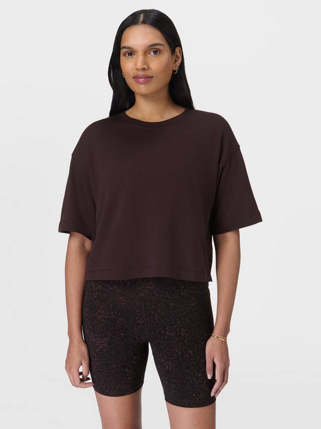 

Футболка с коротким рукавом для отдыха Sweaty Betty, Sable Brown