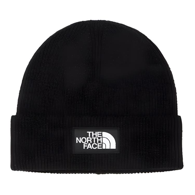 

Вязаная шапка унисекс черная THE NORTH FACE