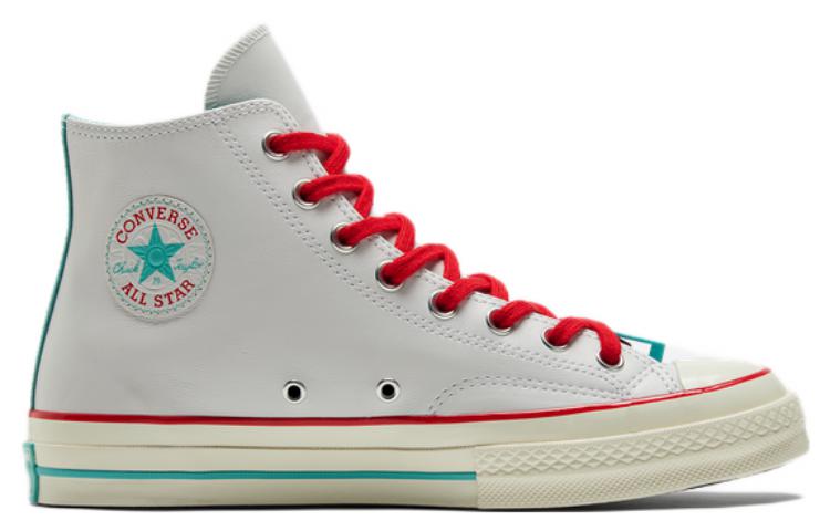 Кеды Converse Chuck Taylor All Star 1970s 'White Teal Red', белый — фото 2