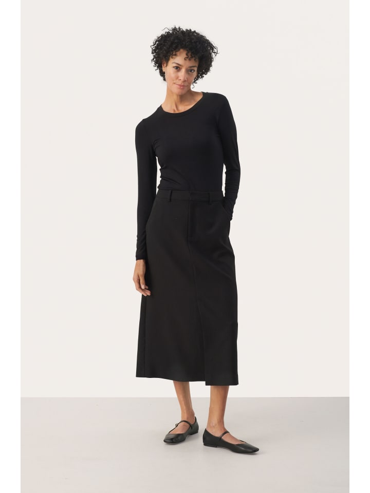 

PART TWO Прямая юбка Rock EmelinaPW, черные