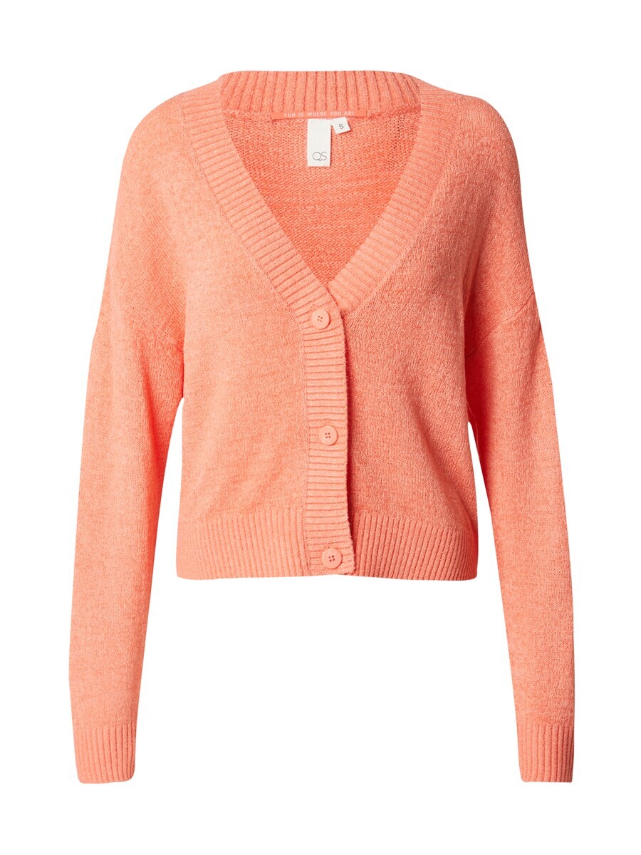 

Вязаный кардиган QS Knit Cardigan, цвет coral