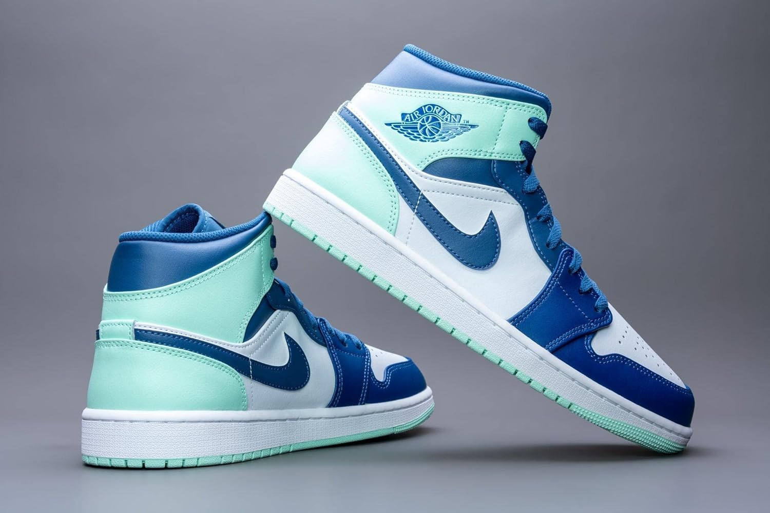 Кроссовки Jordan Air 1 Mid унисекс для взрослых, темно-синий — фото 3