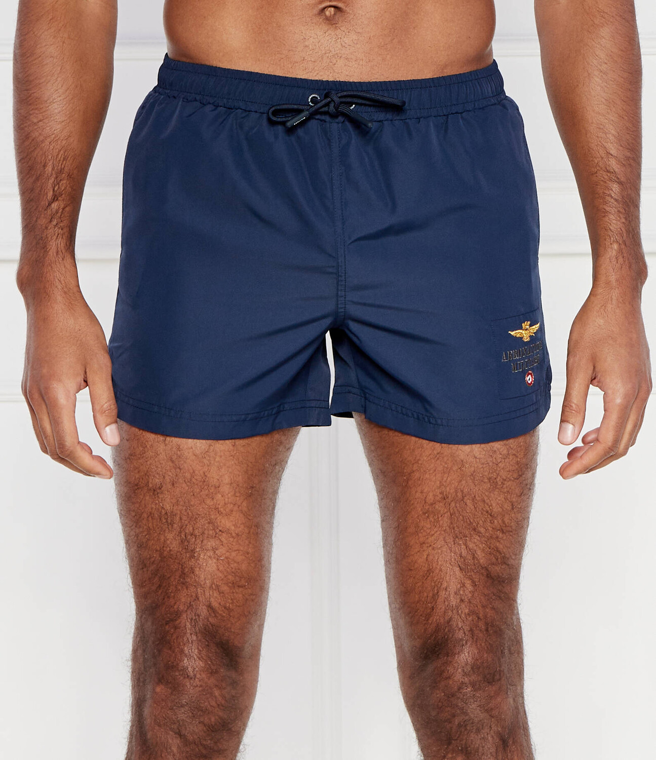 

Шорты для плавания Aeronautica Militare Regular Fit, темно-синий