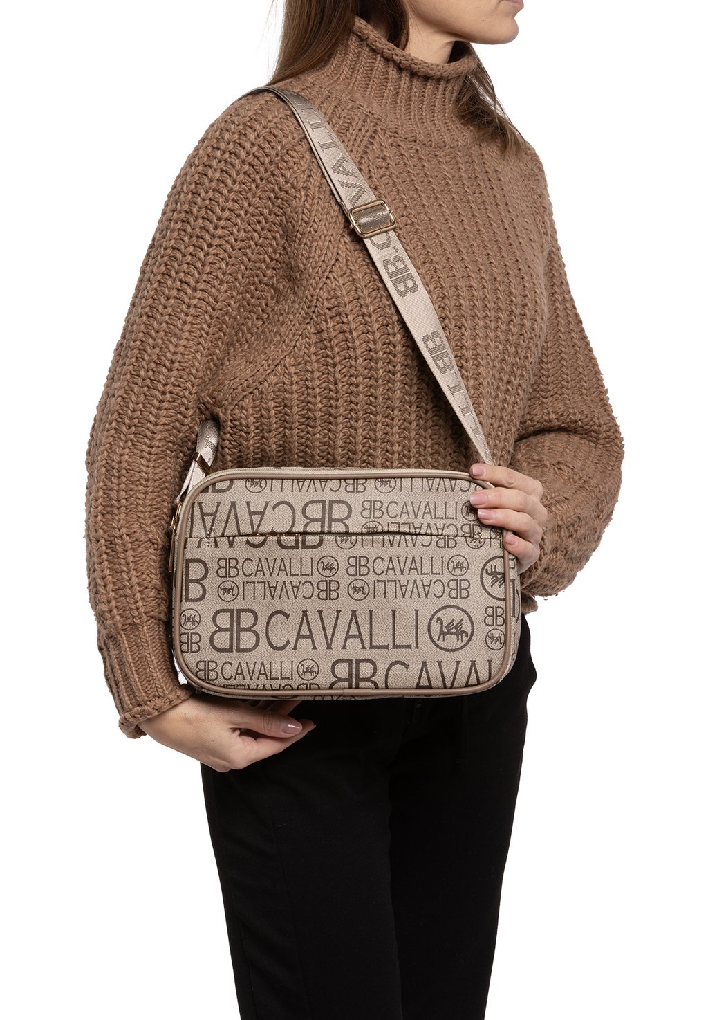 

Сумка через плечо B.Cavalli, бежевый