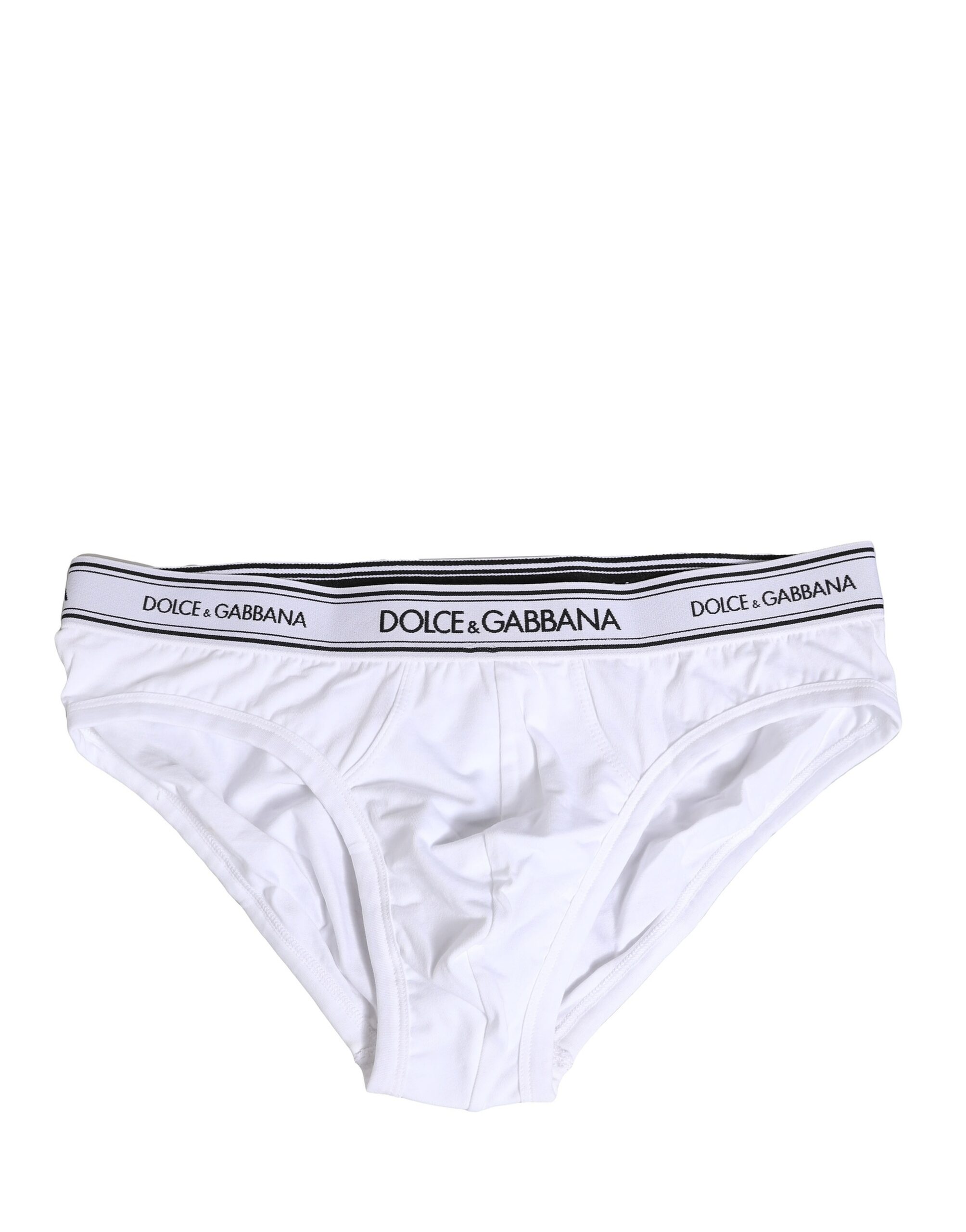 

Нижнее белье из белого хлопка стрейч, стандартные трусы Dolce & Gabbana, White