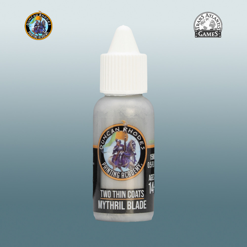 

Аксессуары Duncan Rhodes Painting Academy Two Thin Coats: Mythril Blade (15ml)