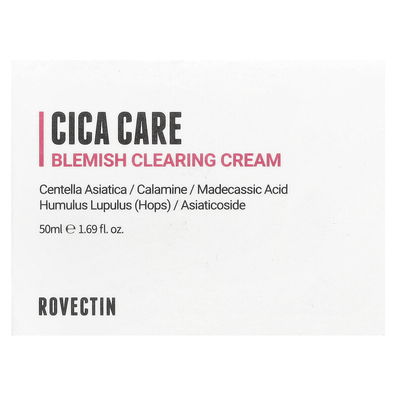 Крем для лица Rovectin — Cica Care, очищающий, 50 мл — фото 2