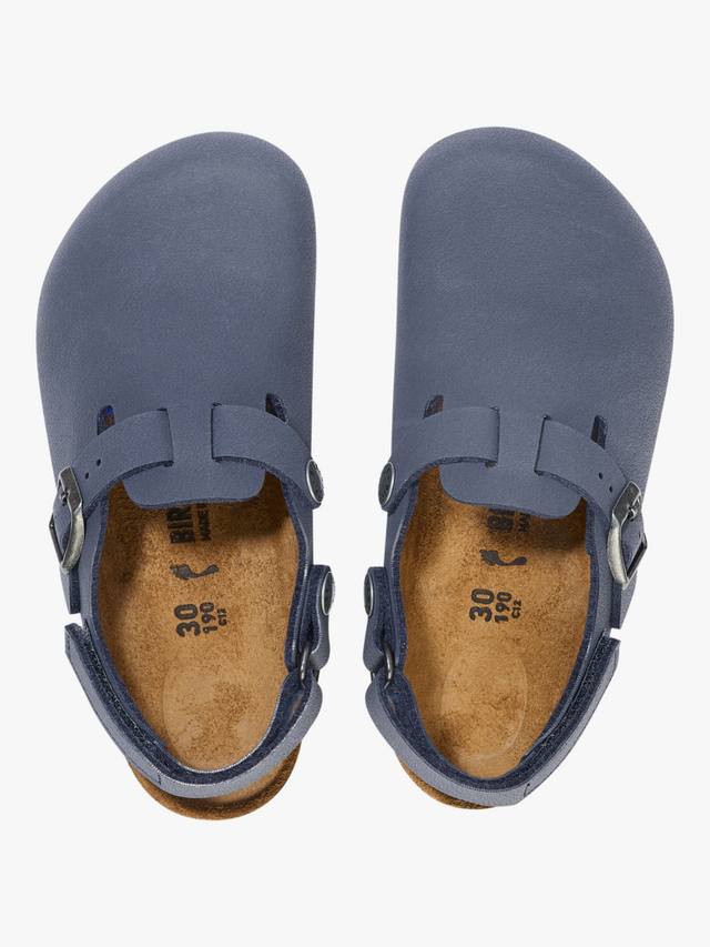 Детские клоги Tokio из нубука Birkenstock, Navy — фото 3