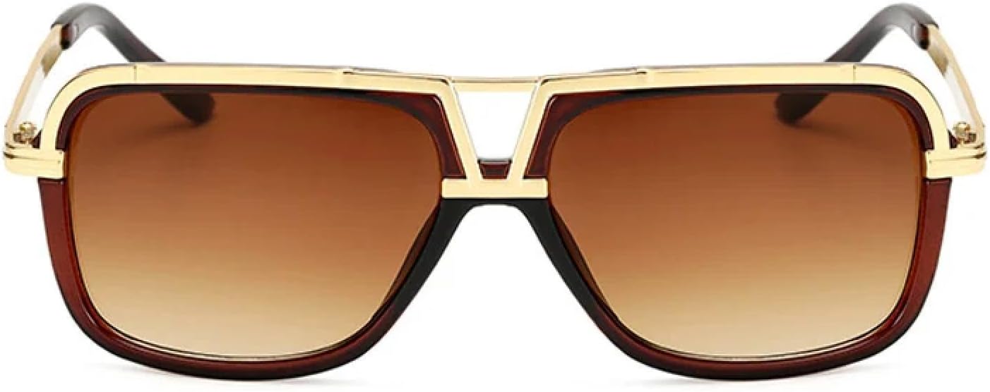 

Солнцезащитные очки с защитой от УФ-излучения UV400 | Женские и мужские | Линзы конфетных цветов для занятий спортом на открытом воздухе и вождения DSVIGF, Brown-brown