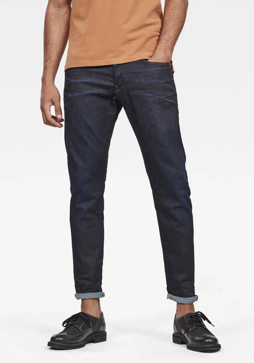 

Джинсы G-Star RAW обычного кроя "3301 Straight Tapered", синий