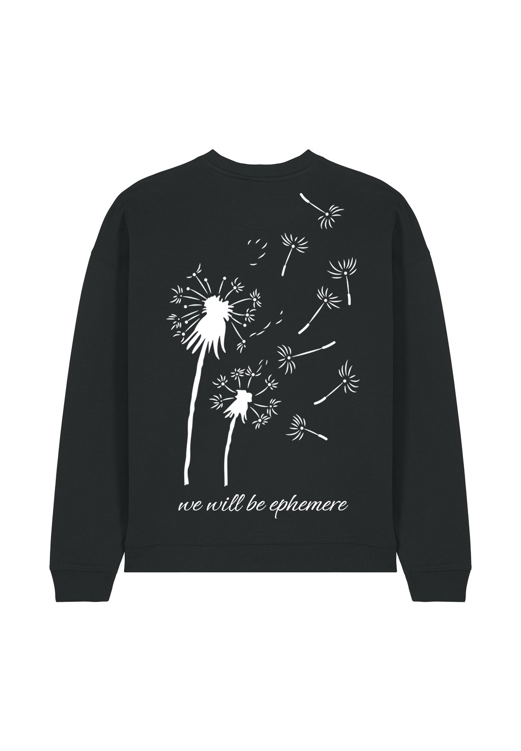 

Толстовка WE WILL BE EPHEMERE UNISEX Mira Paris, металлик черный