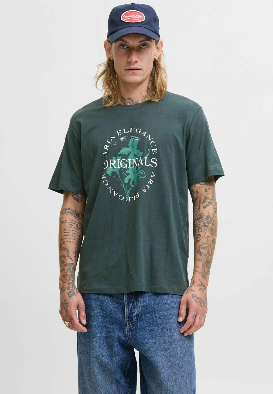 

Футболка Jack & Jones GEDRUCKT, Forest River/Dark Green