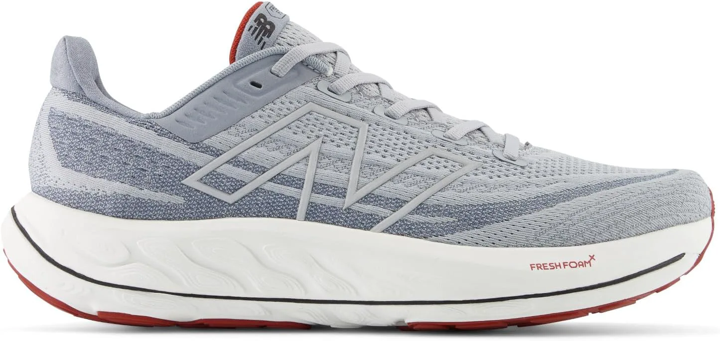 Мужские кроссовки для бега New Balance Fresh Foam X Vongo V6, серый/красный — фото 2