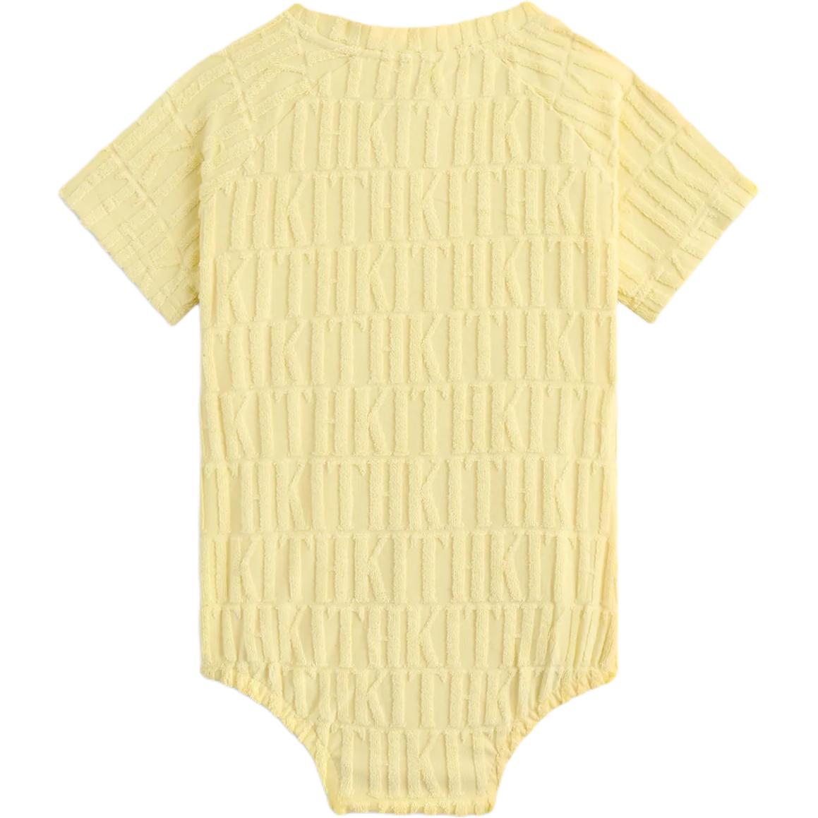 Комбинезон Monogram Baby Terry Henley для младенцев и малышей KITH, желтый — фото 2