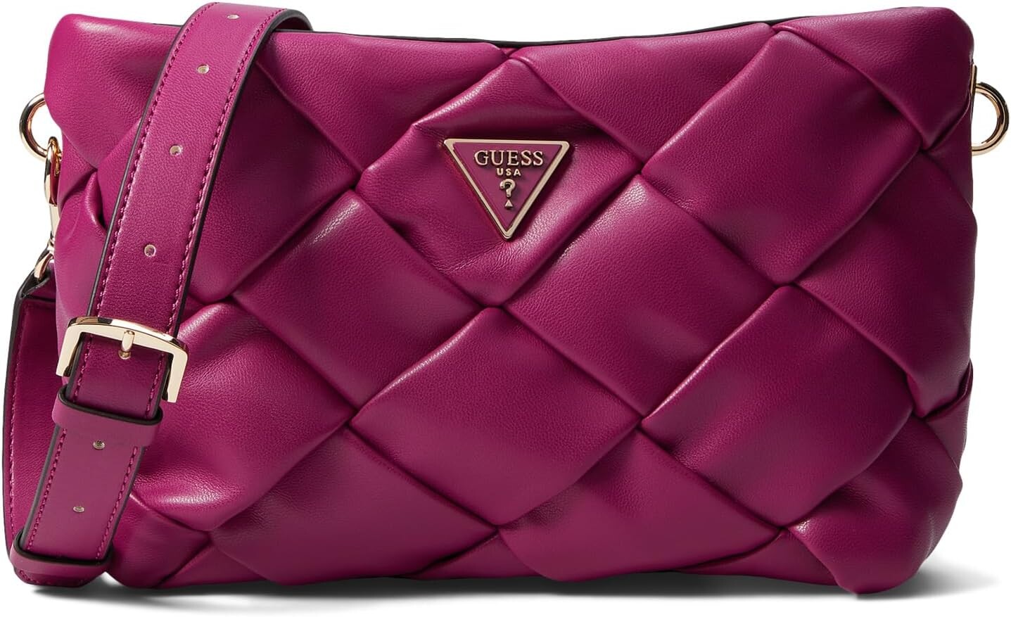 

Сумка кросс-боди GUESS Zaina Crossbody Top Zip, цвет Boysenberry