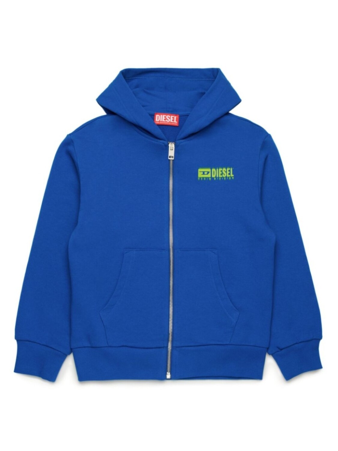 

Худи на молнии с логотипом Diesel Kids, синий