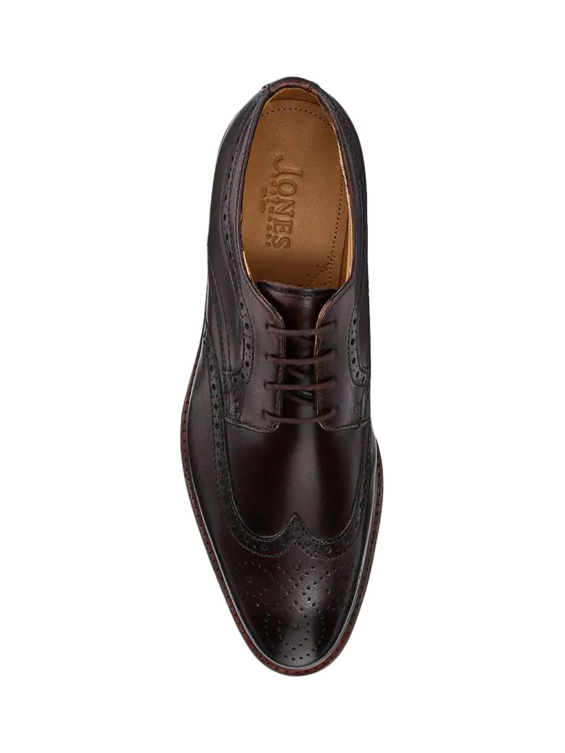Кожаные броги Longwood Jones Bootmaker, Dark Brown — фото 4