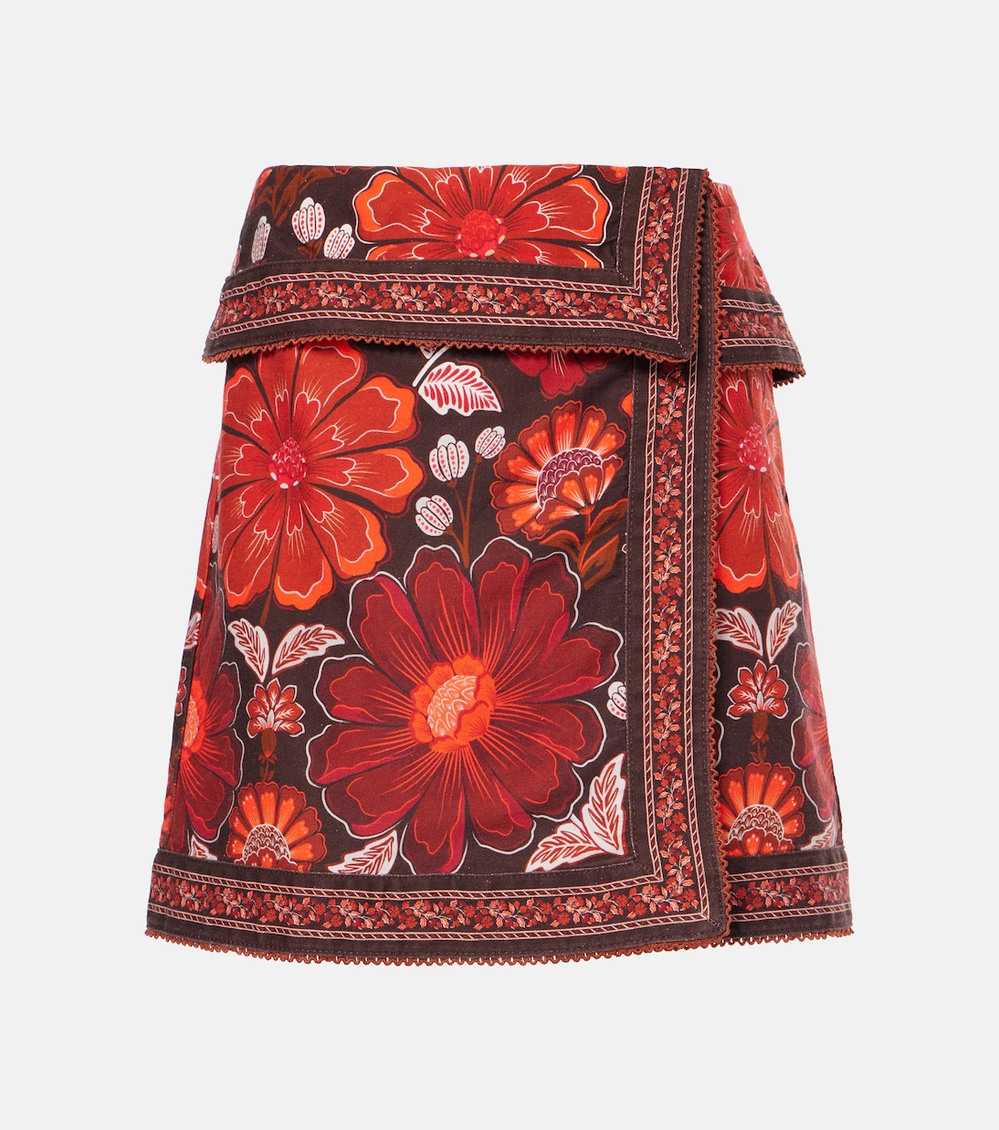 

Юбка-халат Gigi Tapestry из хлопка Farm Rio, Gigi Tapestry Brown