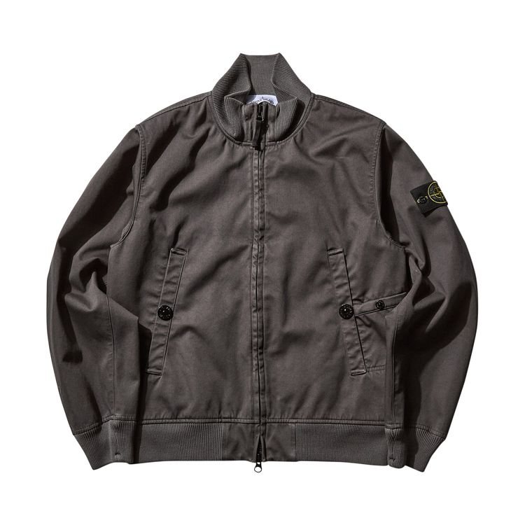

Куртка Stone Island Compass Patch Bomber Jacket 'Charcoal', коричневый