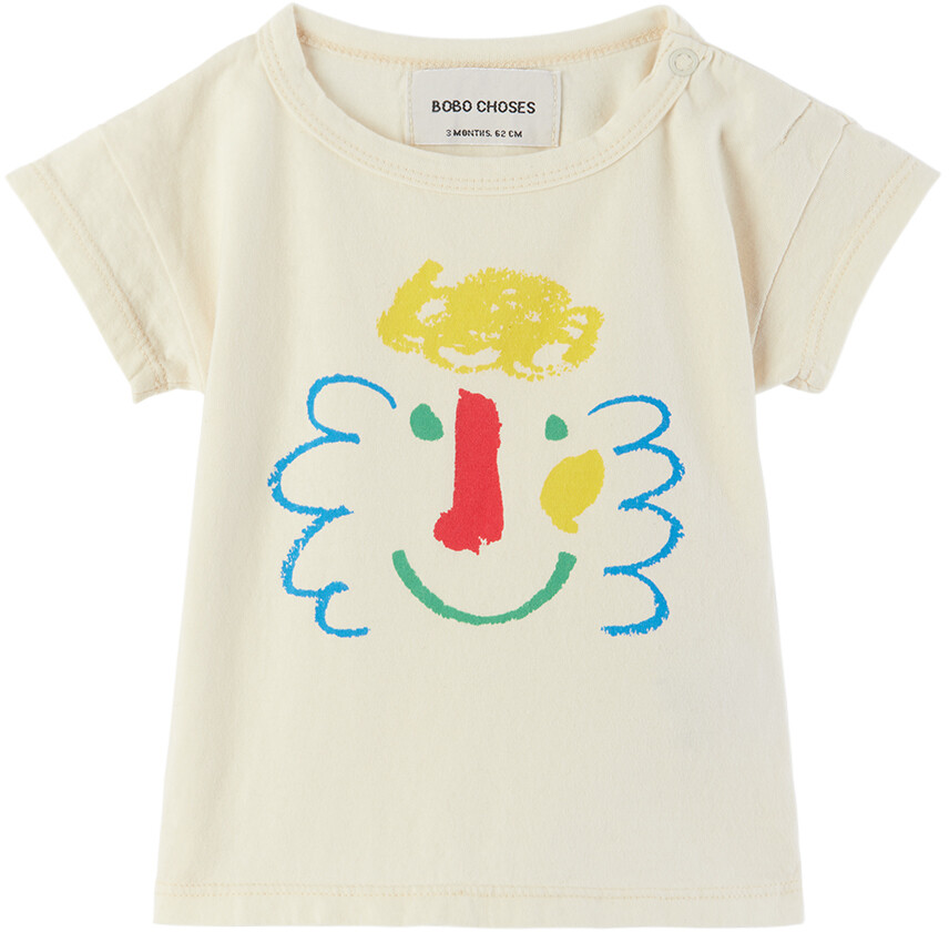 

Футболка Baby Off-White Happy Mask Bobo Choses