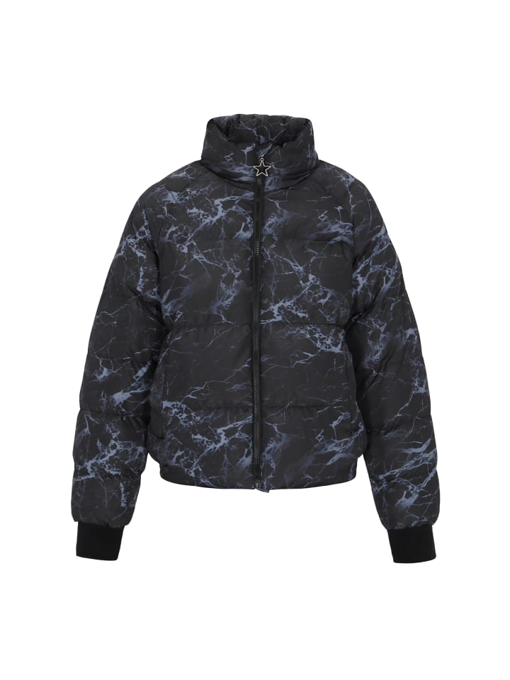 

Женская куртка черного цвета, разноцветная myMo ROCKS