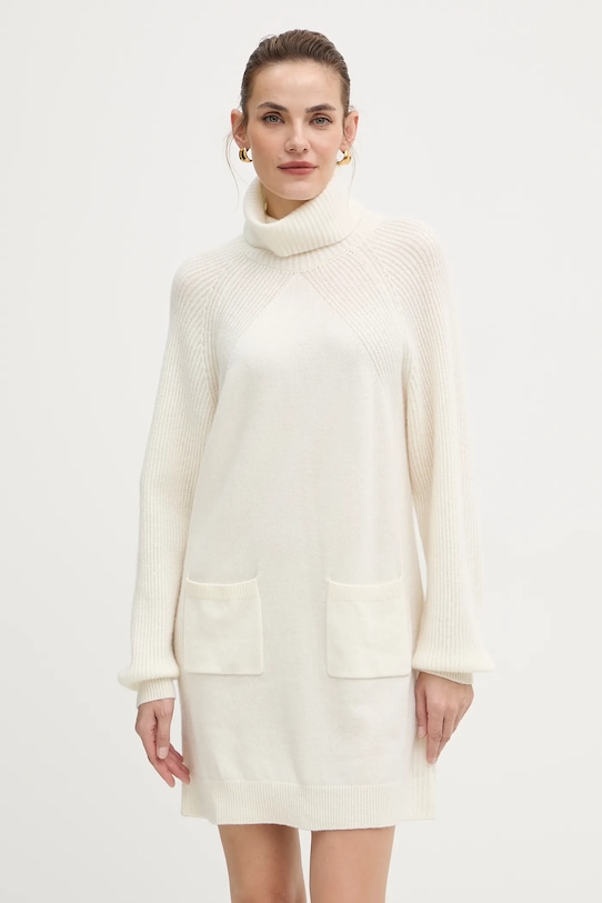 

Шерстяное платье Liu Jo, бежевый